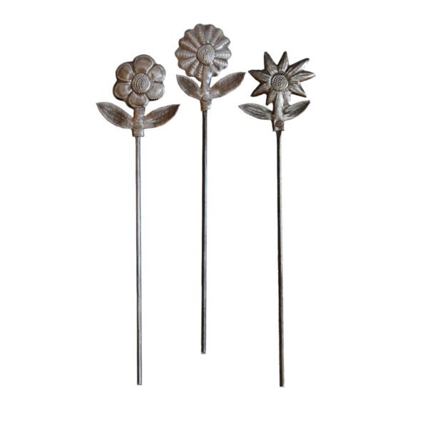 Floral Plant Stake Set
